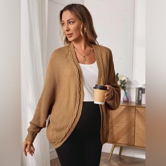 maternity bat wing cardigan - Picture 3 of 5
